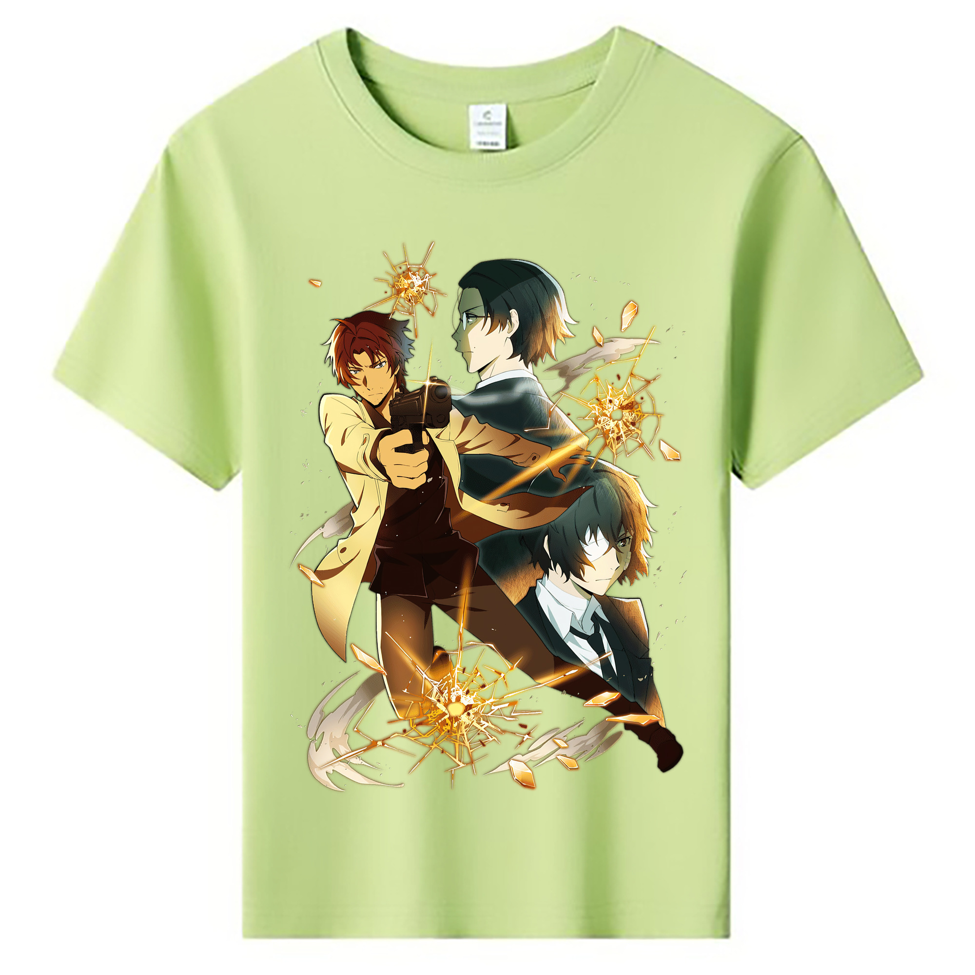 （画像用） 文豪ストレイドッグス Bungo Stray Dogs 綿100％キッズTシャツ（フロントプリント）